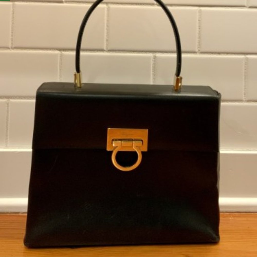 Salvatore Ferragamo Shoulder Hand Bag Vintage